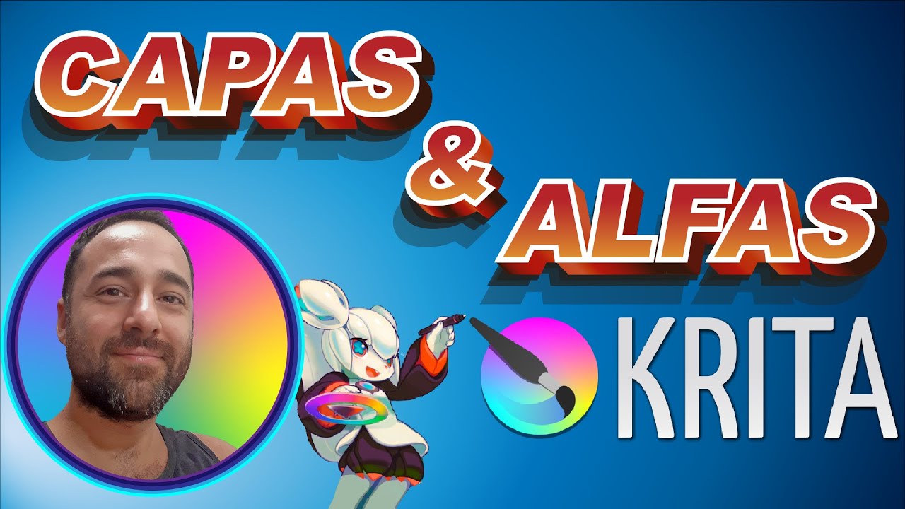 1️⃣1️⃣Como usar las CAPAS y Heredar ALFA para PINTAR Bien en KRITA