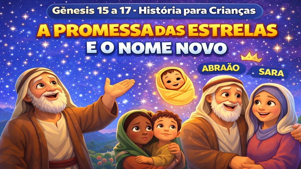 A PROMESSA DAS ESTRELAS E O NOME NOVO - Gênesis 15 a 17