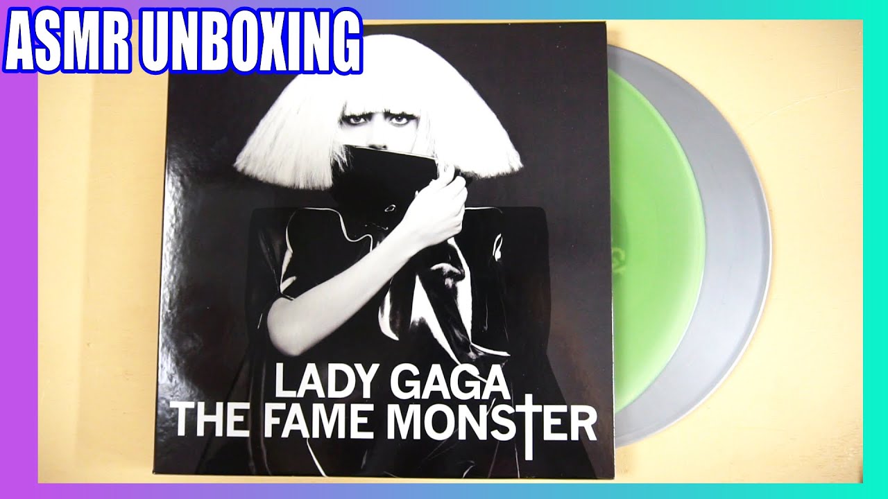 ASMR UNBOXING | Lady Gaga - The Fame Monster 3LP Vinyl Box Set (Urban Outfitters) no talking