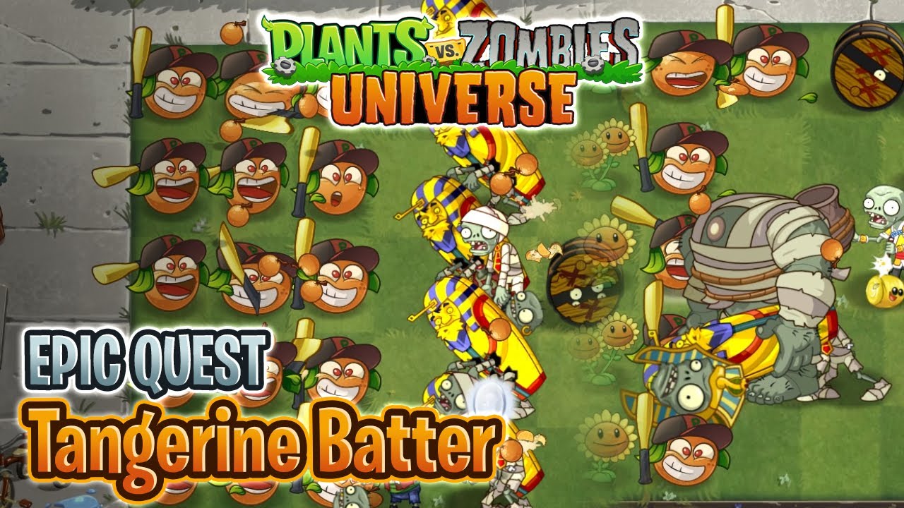 🧢 Epic Quest: Batter up with Tangerine Batter! ⚾ ALL LEVELS | PvZ Universe 1.0.2.1