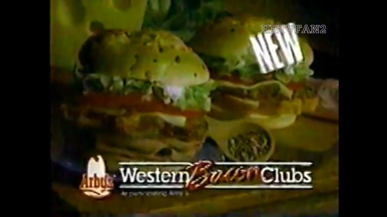 December 3, 1995 Arby's Commercial (Western Bacon Club)