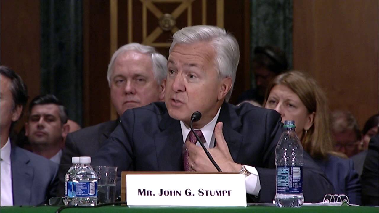 Merkley Questions Wells Fargo CEO John Stumpf on Illegal Accounts