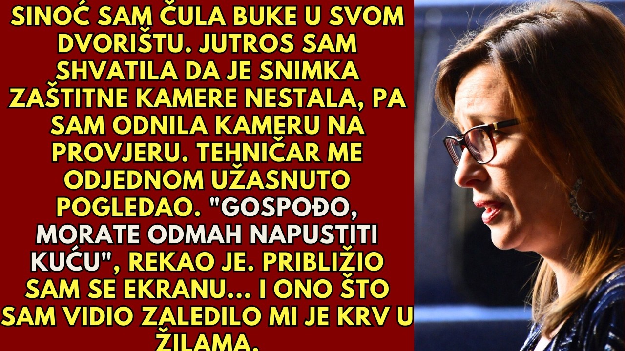 Odnio sam svoju dvorišnu kameru na provjeru - tehničar je rekao: 