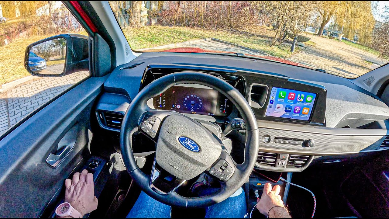 NEW Ford Transit Courier 2025 (1.0 EcoBoost 100 hp) | POV Test Drive #2383 Joe Black
