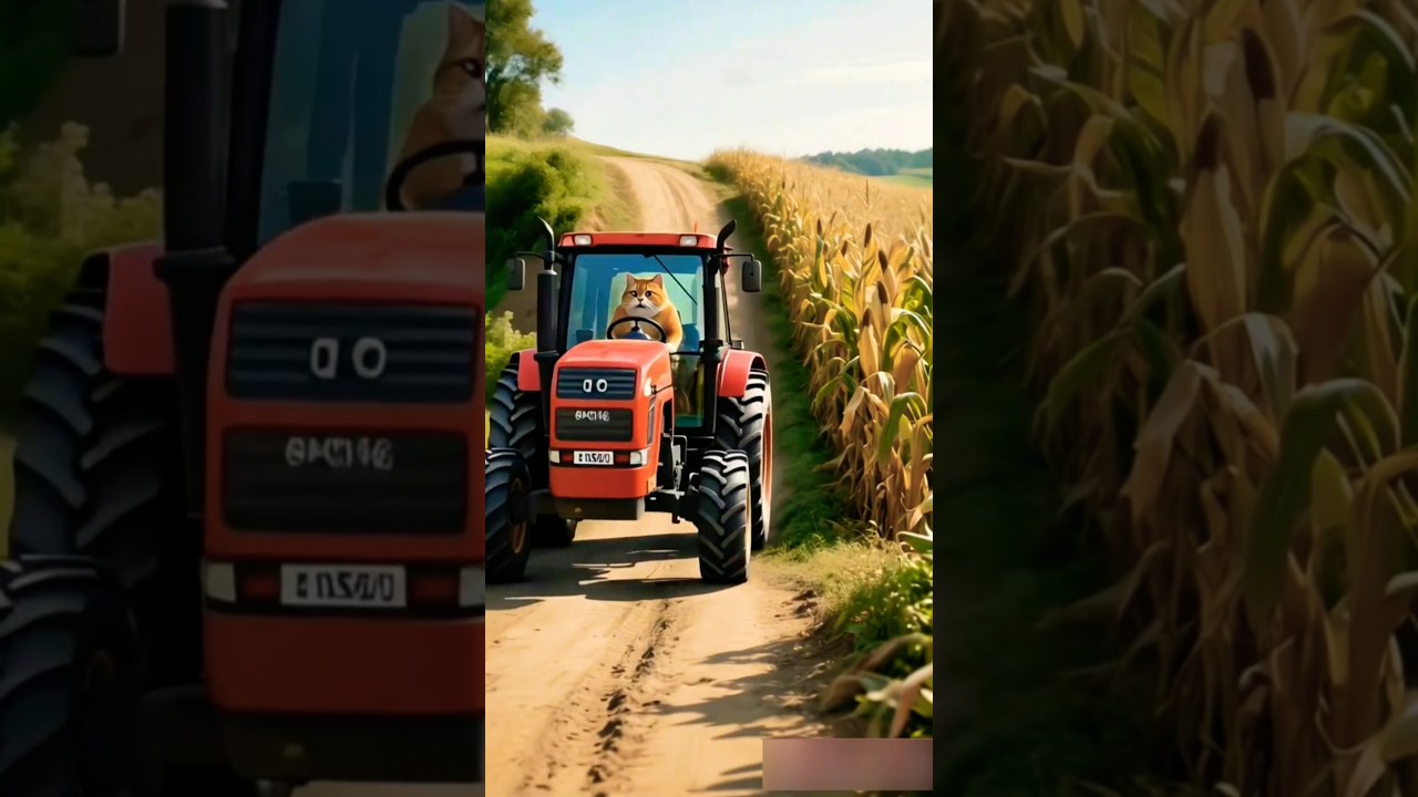 tractor short video #viralvideo #funny #youtubeshorts #cartoon