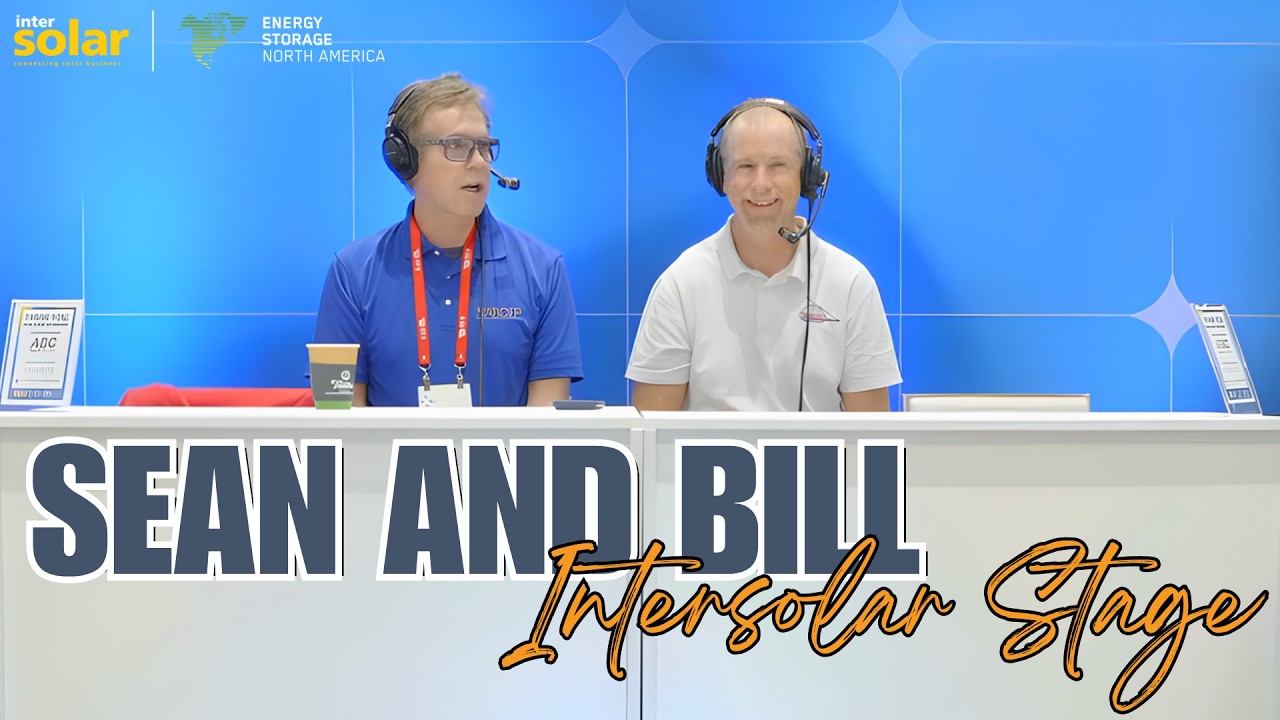 Intersolar Interconnections with Bill Brooks at The Hub Stage