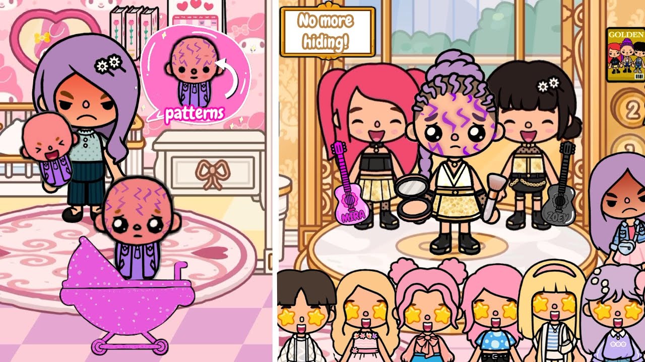 Rumi Hides Her Patterns With Makeup! | Toca Boca World Story | Toca Julia