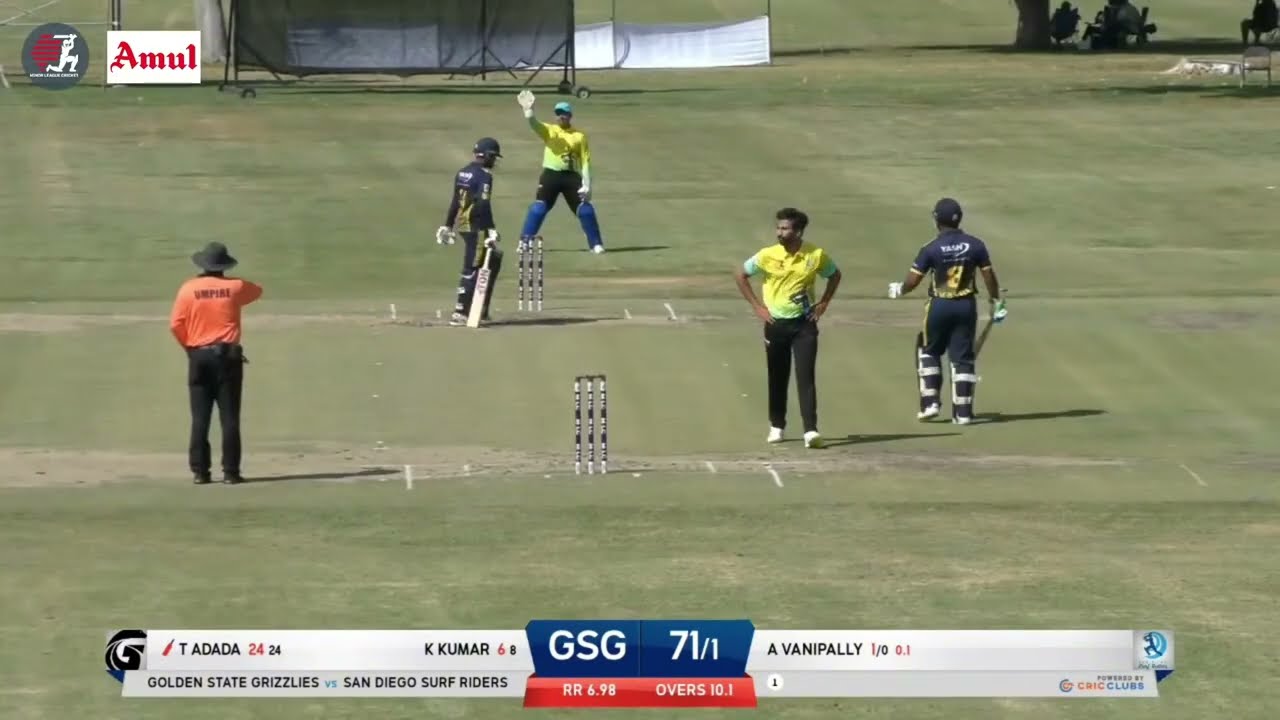 MiLC T20 Highlights: San Diego Surf Riders vs Golden State Grizzlies