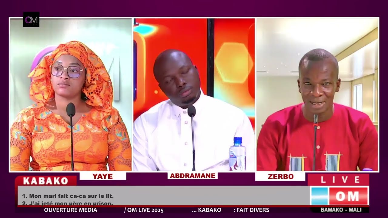 OMLive : #KABAKO / Mon mari fait ca-ca sur le lit.