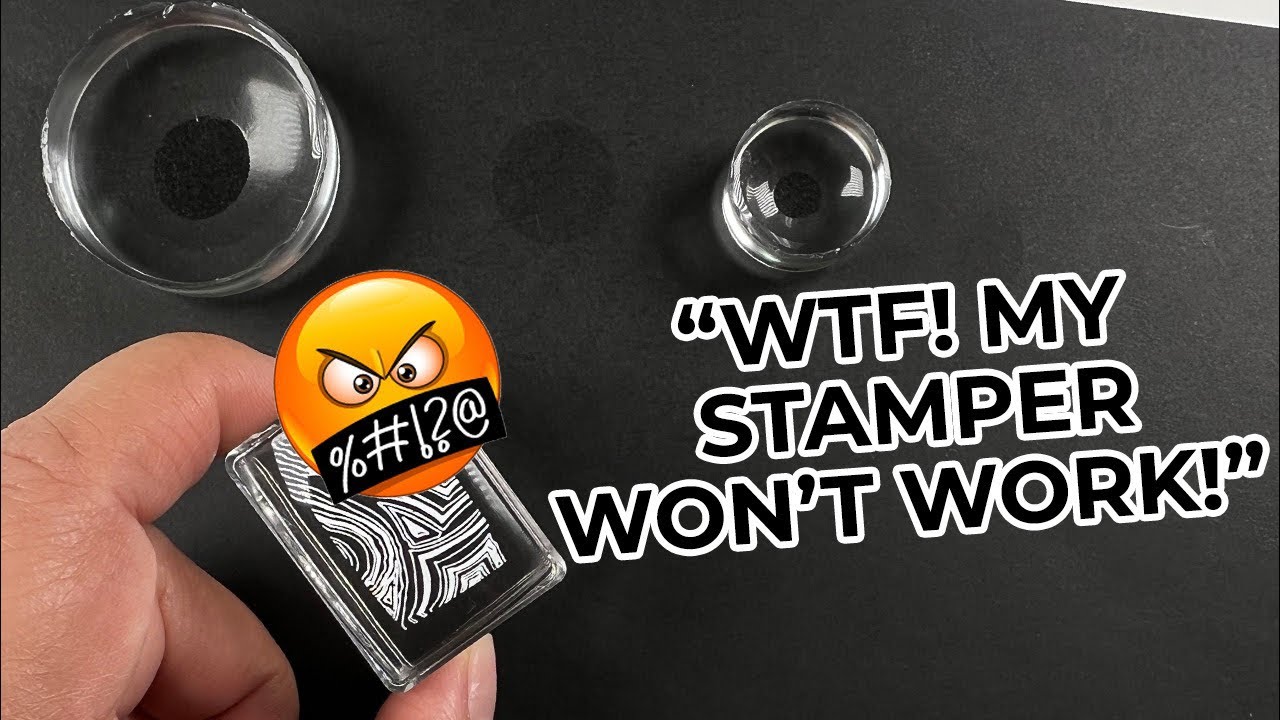 😫Clear Nail Stamper Head NOT Working? Try this Paper Trick | Maniology LIVE!