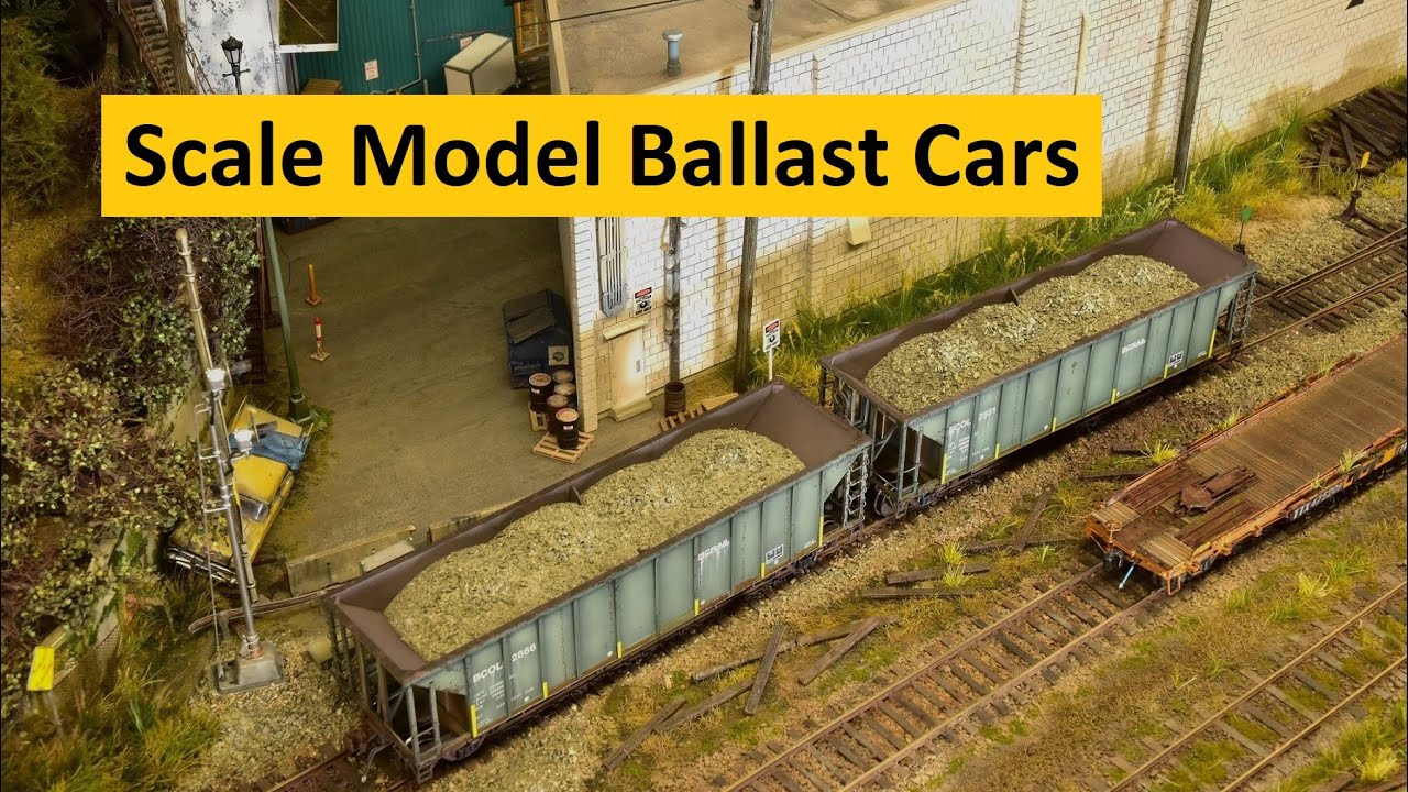 Improving the HO Scale Rapido Ballast Car & Review | August 2024 | Boomer Diorama ~ # 280
