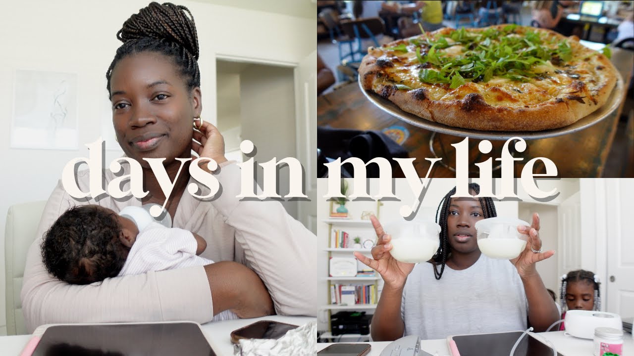 days in the life as a WORK FROM HOME mom| wfh with a newborn + exclusively pumping