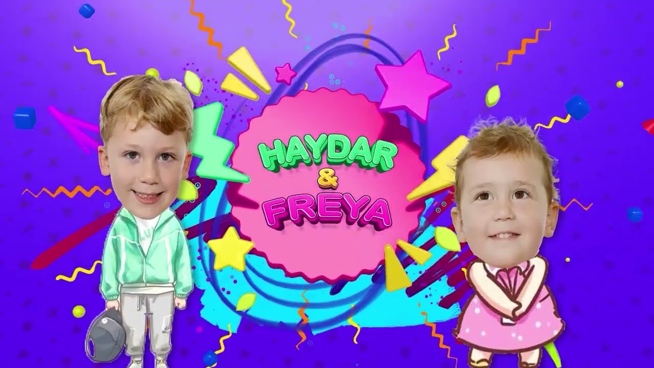 Haydar and Freya Racing and Competing - Fun Games for Kids