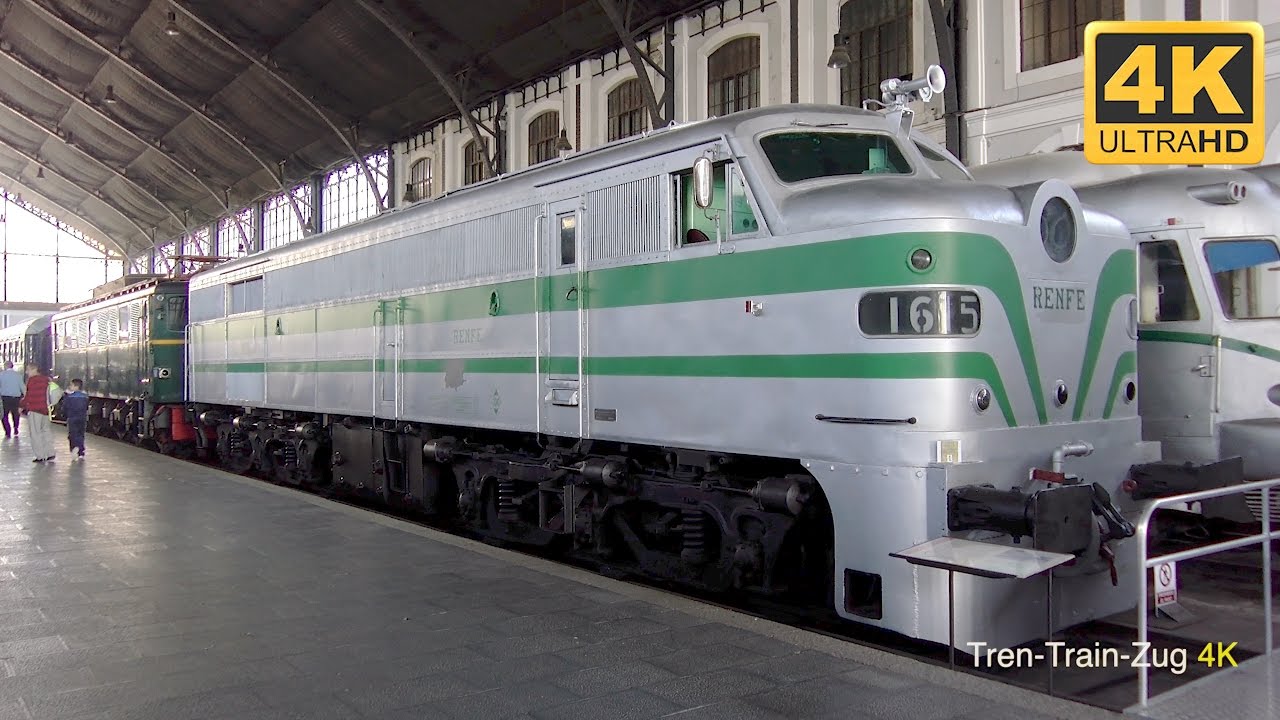 4K UHD Museo del Ferrocarril Madrid Delicias