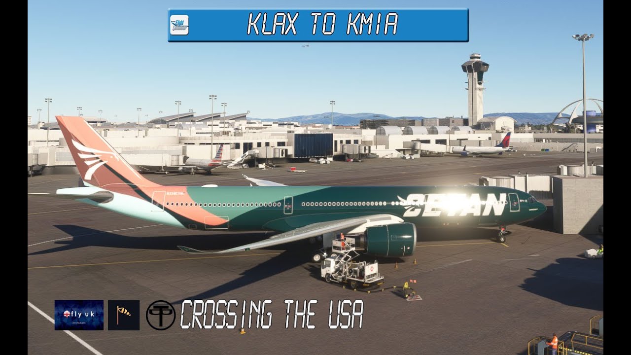 Headwind A330 from LA to Miami in MSFS