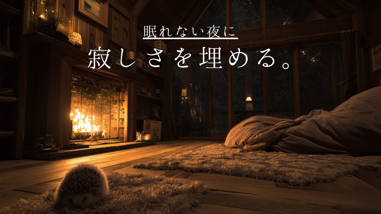 【夜の休息BGM】眠れない夜に、寂しさを埋める。 | Fill the emptiness of loneliness. - Relaxing Guitar & Piano Lo-fi