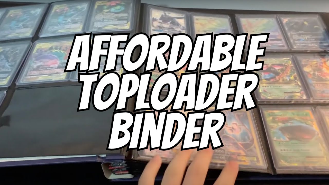 TOPLOADER Binder! Affordable and Cheap Option!