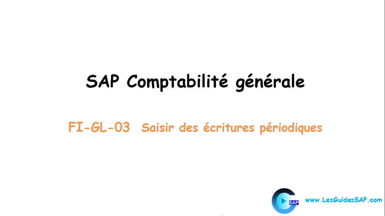 Saisir des écritures périodiques