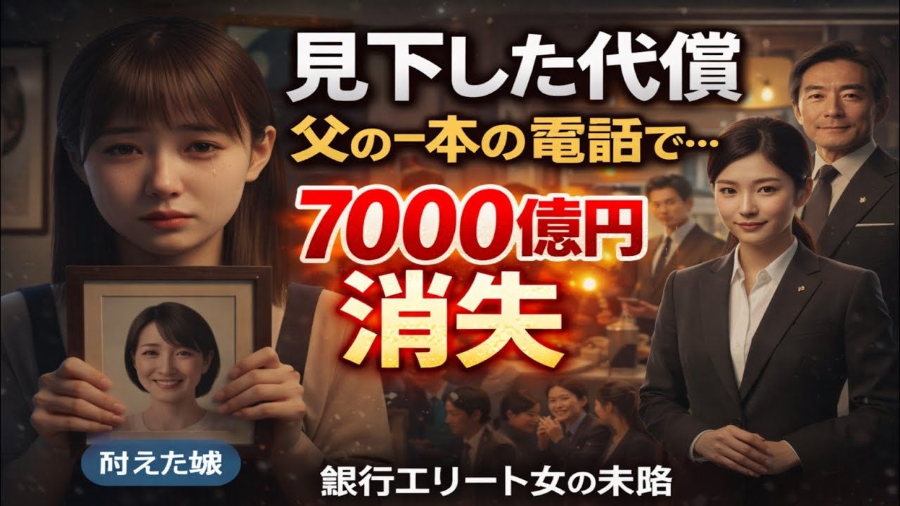 【⚠️衝撃の結末⚠️】片親で小さな店を営む娘を見下しドタキャンした銀行エリート女😨➡翌朝、父の一本の電話で💥7000億円消失💥人生完全崩壊へ…😱🔥