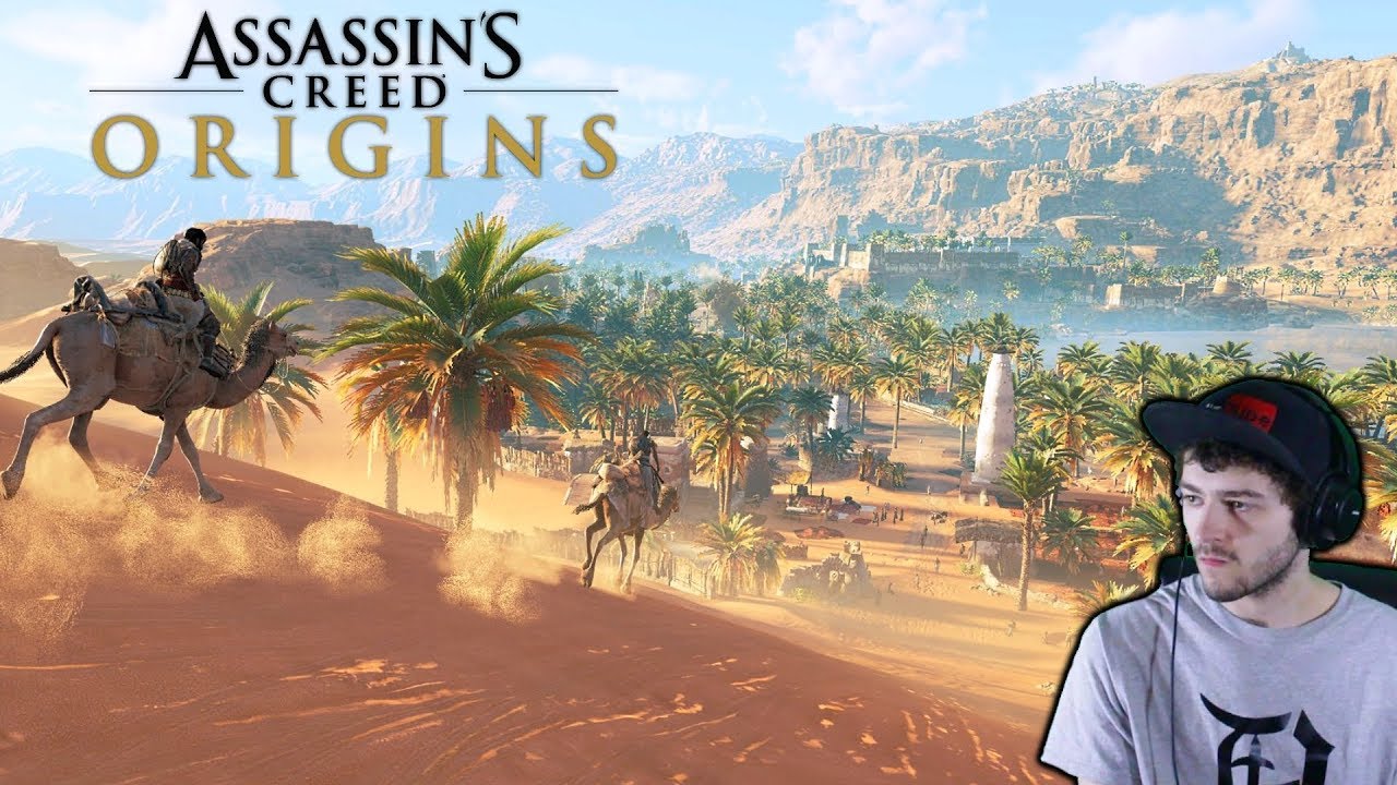 FIRST TIME PLAYING ASSASSINS CREED ORIGINS - First Few Quests!