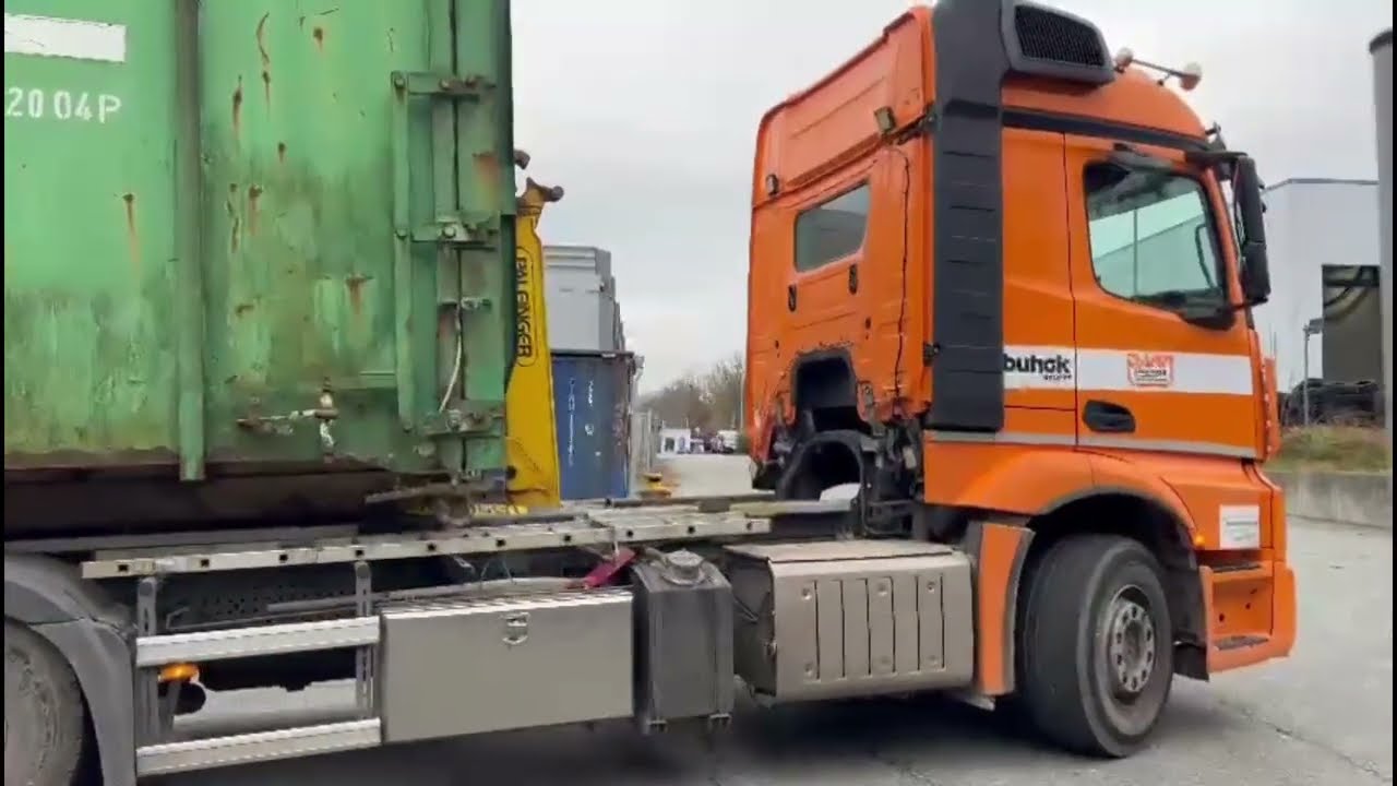 Trucker Zausel VBLOG #trucker LKW fahren, mit dem Abrollcontainer, LKW Fahrer, Truckdriver, 40 To