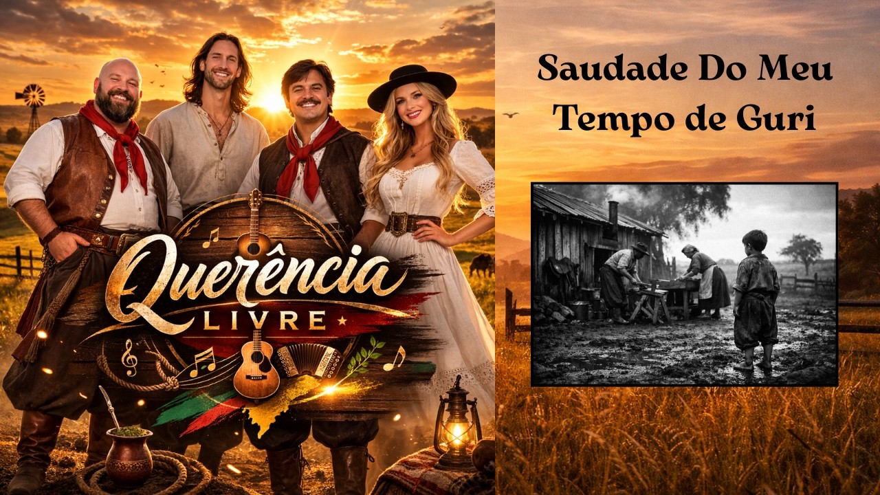 Saudades do Meu Tempo de Guri - Querência Livre ♫♫♫