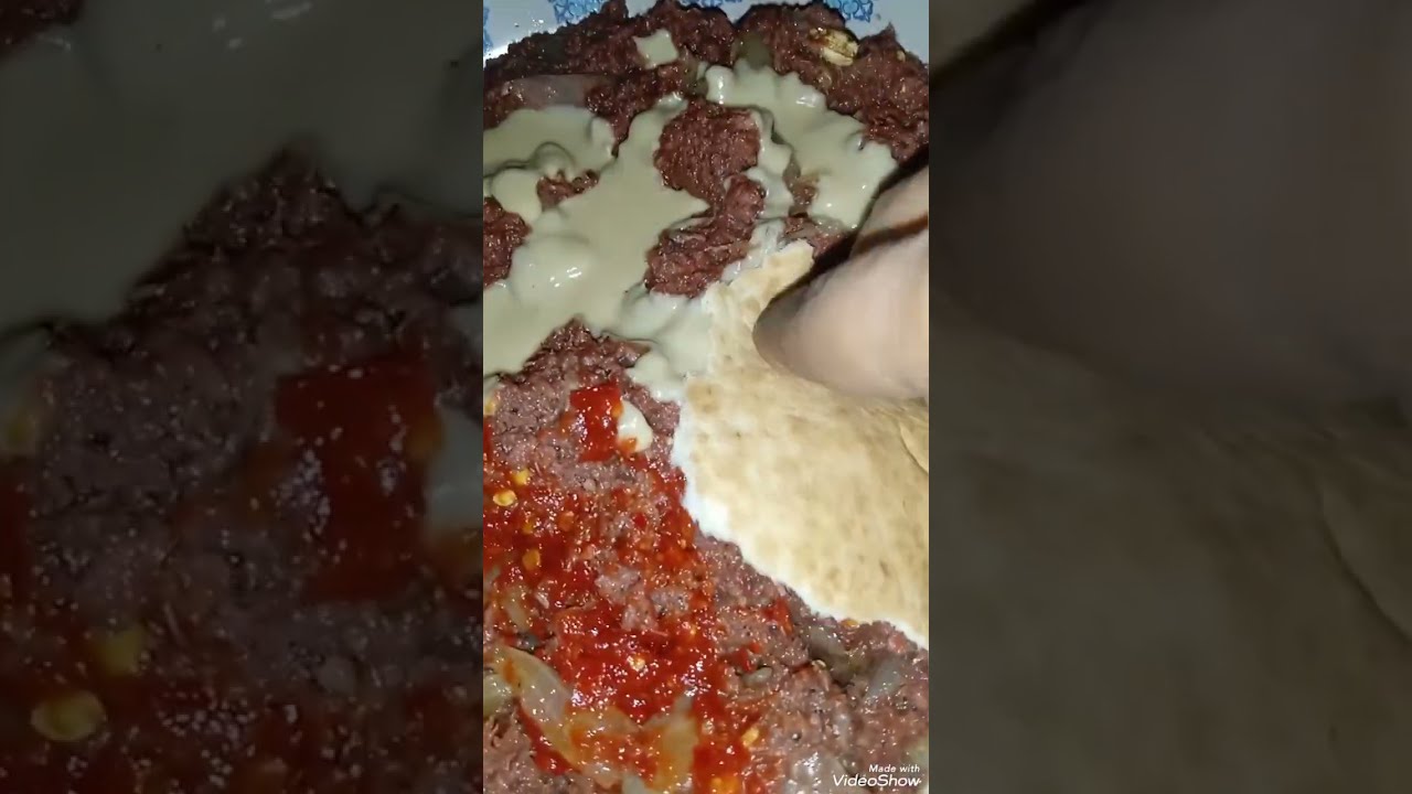 ريحة اللحم وصلت آخر الشارع 😋طلع طعم الذ من لحم طازج 😱#لحمه_بالبصل #لحمه_معلب#كوردبيف لحوم مفروم