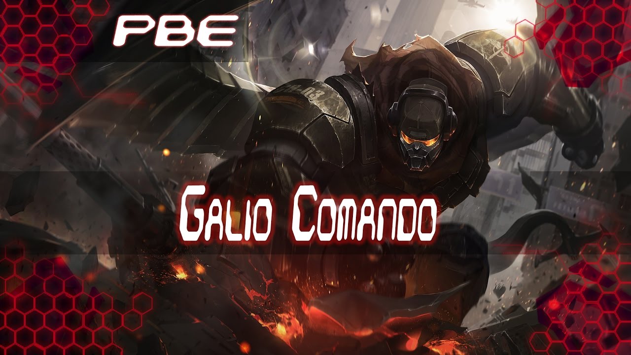 Nuevo Skin 2017 - Galio Comando (Commando Galio) 520RP