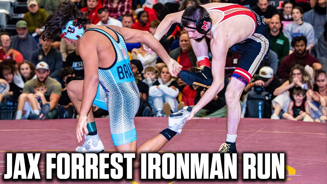 Watch Jax Forrest Take On 3 Nationally Ranked Opponents At The 2024 Ironman Wrestling Tournament