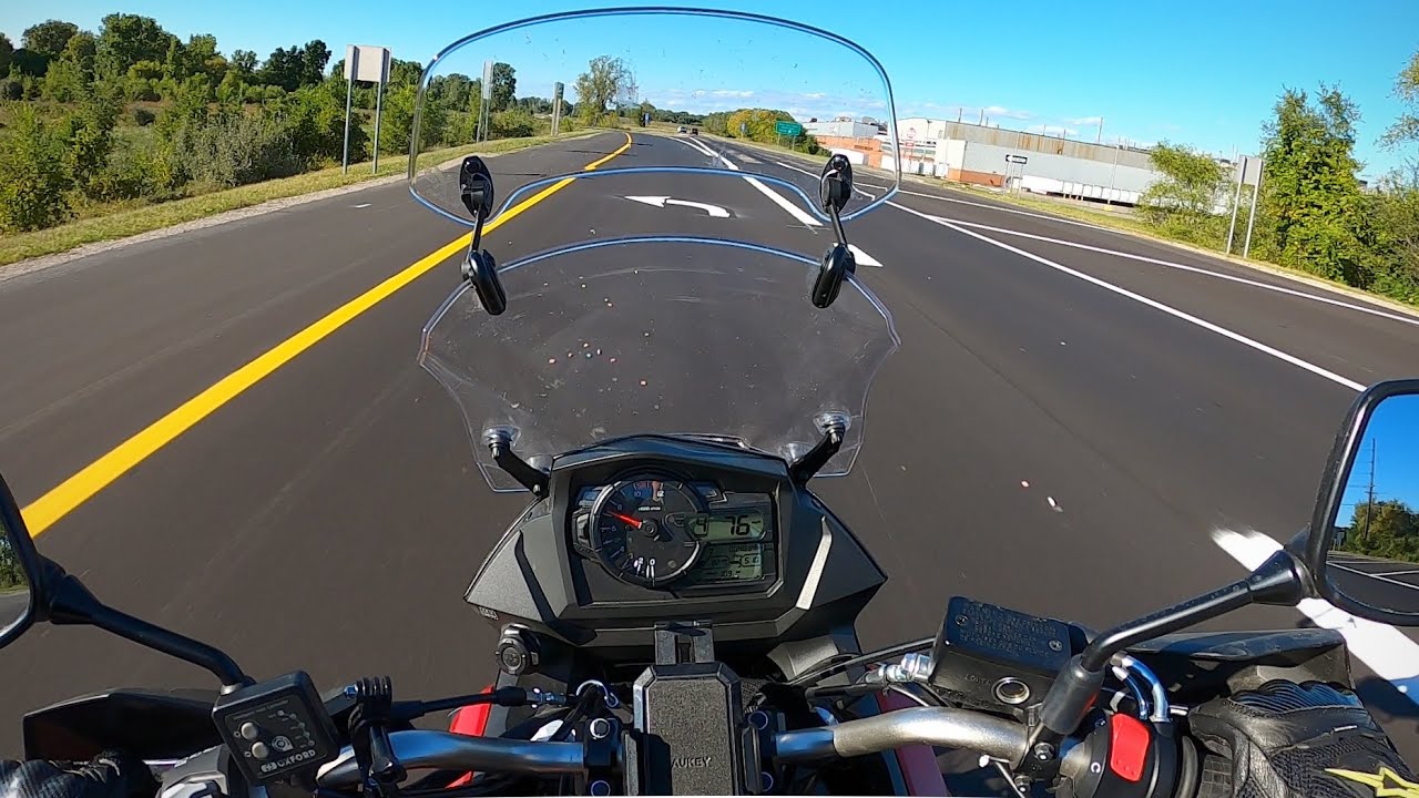 2019 Suzuki V-Strom 650 (DL650) - POV Test Ride (Binaural Audio)