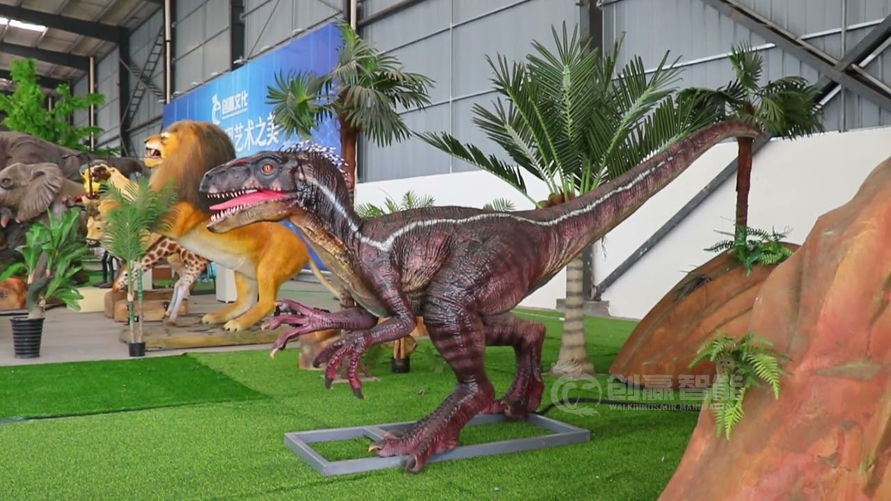Realistic Animatronic Raptor - Unleash the Prehistoric Hunter!