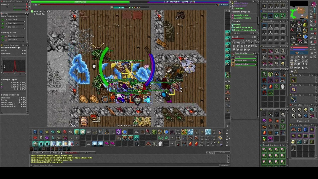 Tibia War Quintera-  Luismi Kalitry 1490 ED Ingol