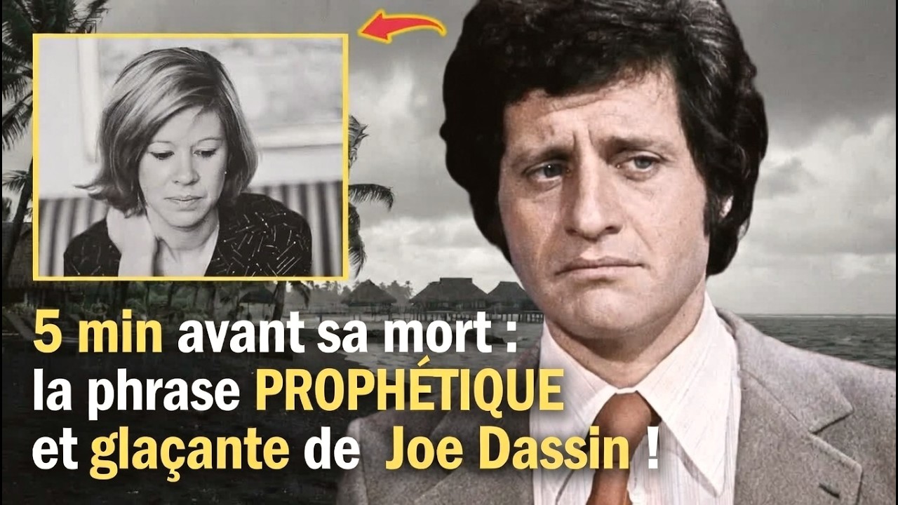 5 min avant sa mort : la phrase PROPHÉTIQUE et glaçante de Joe Dassin !