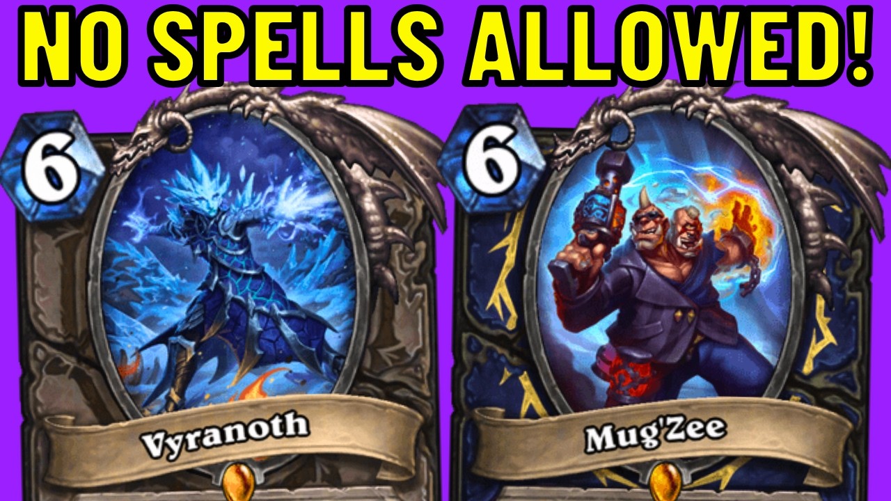 A Deck WITHOUT Spells??? Mug'Zee Double Battlecry Combo!