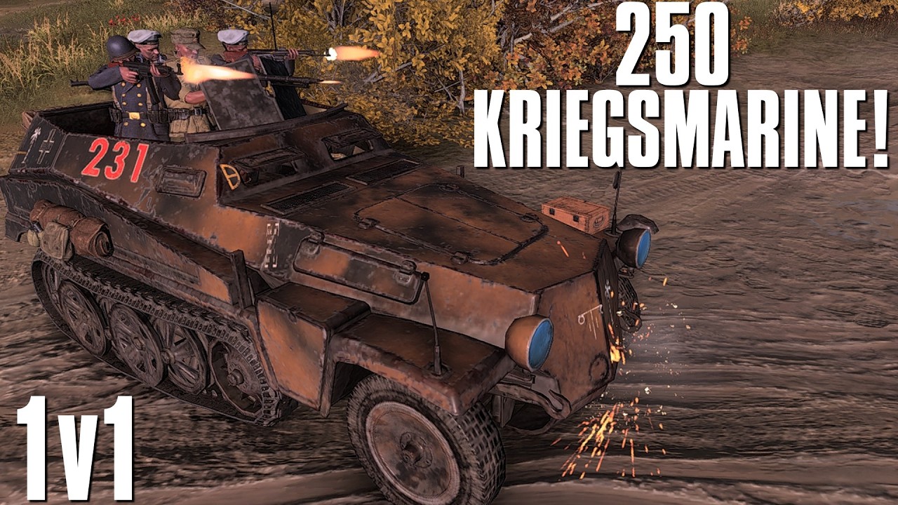 250 Kriegsmarine Start! - 1v1 - Company of Heroes 3