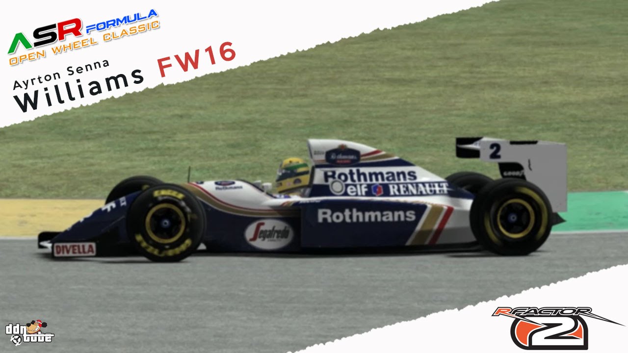 rFactor2 Ayrton Senna Williams FW16 1994 Onboard Cam at Interlagos + download