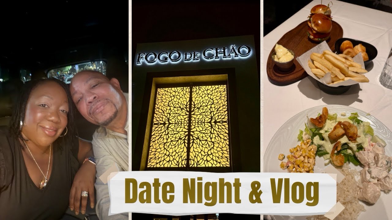 Weekend Vlog | Date night at Fogo De Chao 🍽️ 