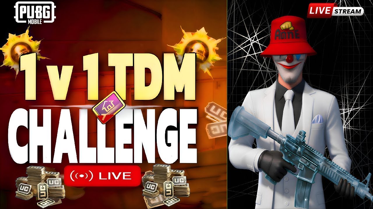 🔴LET'S PLAY 1v1 TDM Room.😱☠️✅#shortsfeed #tdm #1v1 #pubgmobile #bgmi #YouTubeTynix #1NonlyBDTynix