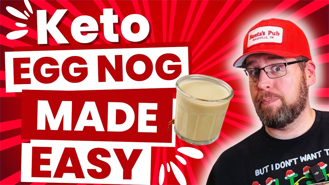 My EASY KETO EGG NOG By Popular Request: SURPRISE VIDEO DROP