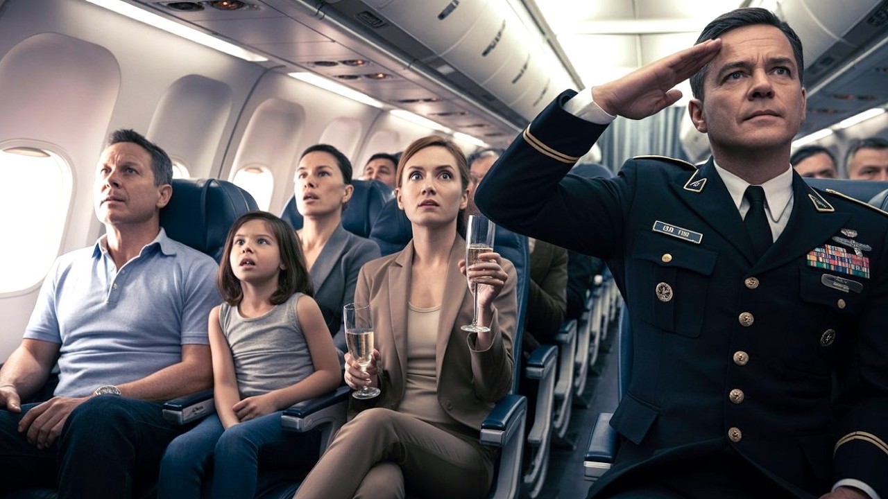 Solo Dad Sat Quietly in Seat 14C — Until His Code Name Made the General Salute
