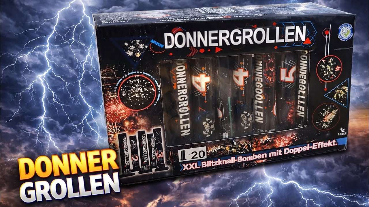 9,99&euro; NETTO DONNERGROLLEN Singleshots | Lesli Feuerwerk