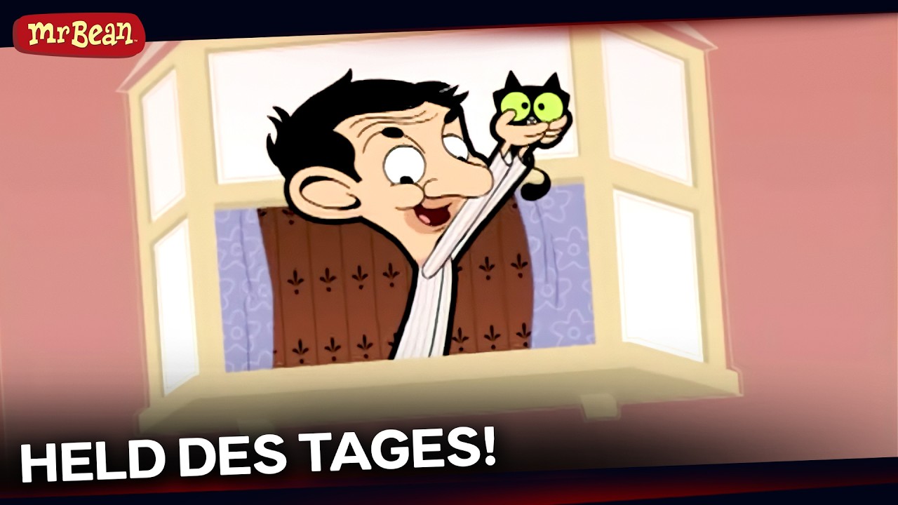Superheld Mr. Bean rettet die Katze | Mr Bean und Teddy | Mr Bean Deutschland