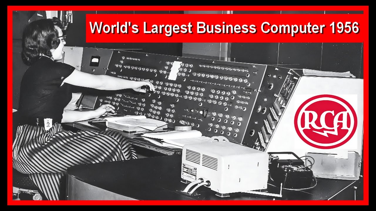 1956 WORLD's LARGEST BUSINESS COMPUTER: The RCA BIZMAC Vacuum Tube Computer (Arnold Spielberg)