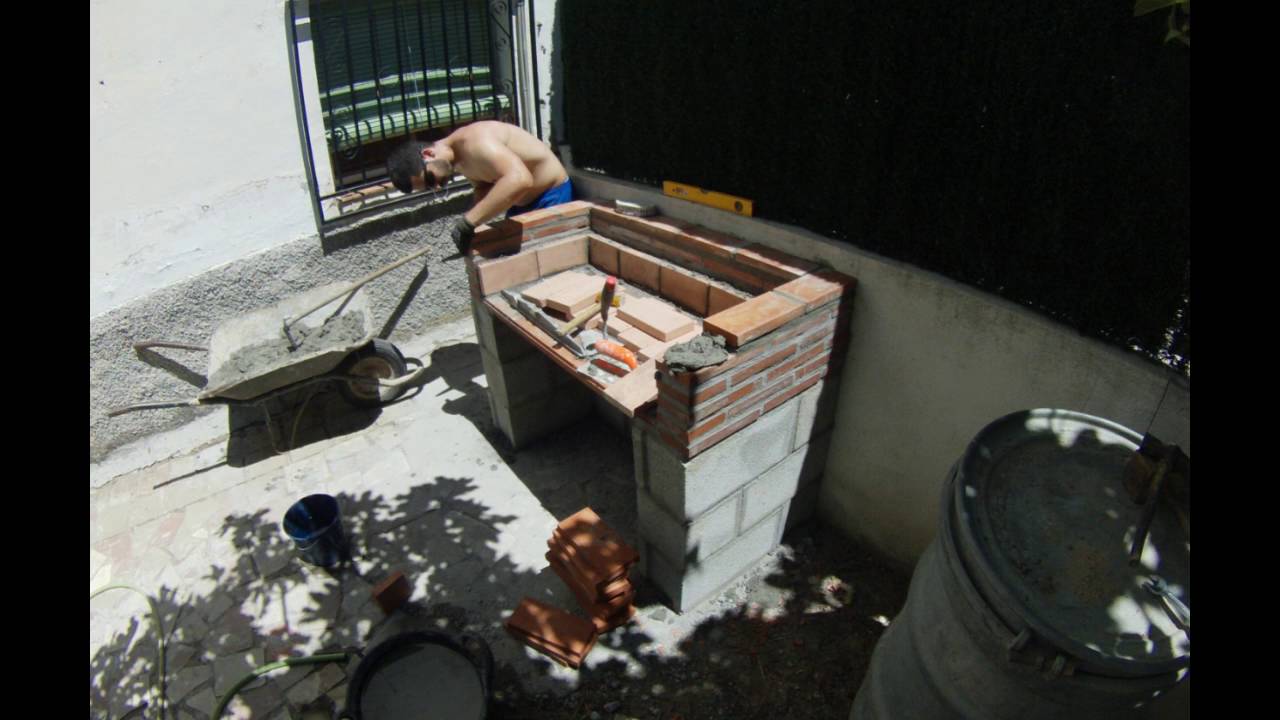 Construcción de barbacoa