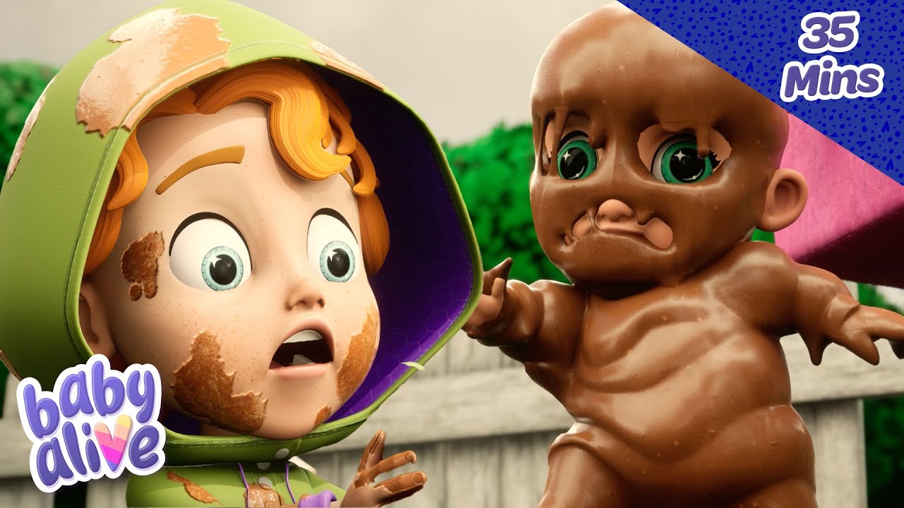 HELP!! A MUD MONSTER!! 😨| Kids Cartoon | Full Episodes | Animation for Kids | Baby Alive Official 🍼
