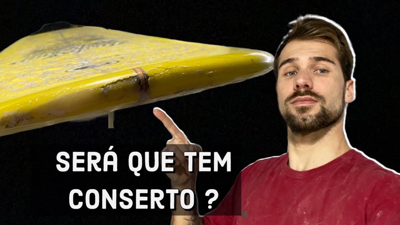 Prancha de surf quebrada, tem conserto!