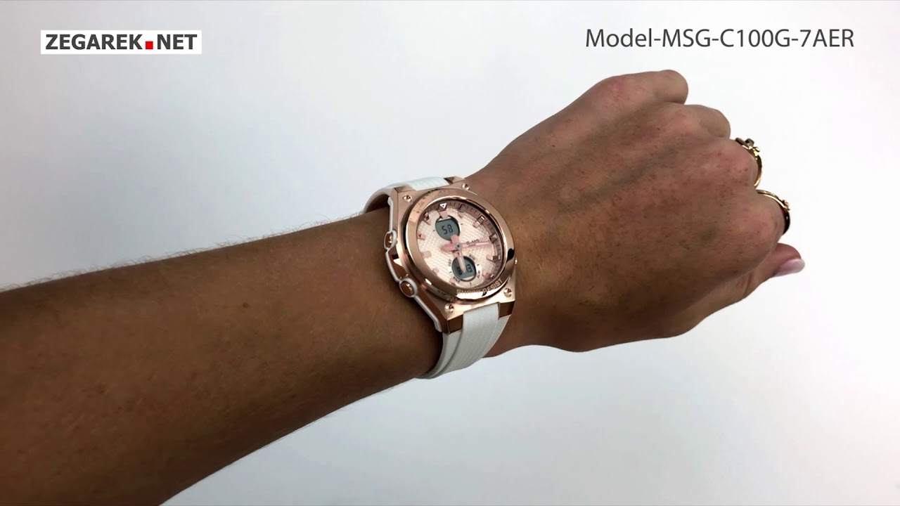 Casio Baby-G MSG-C100G-7AER - Zegarek.net