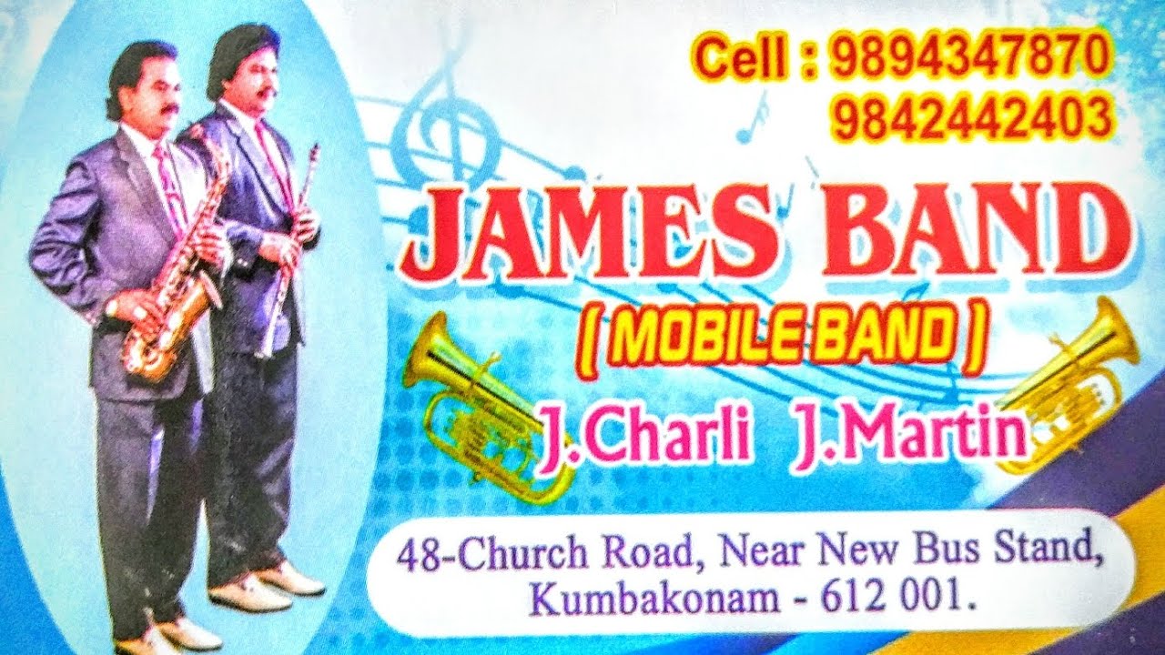 🎷James band kumbakonam church 🎵🎷 Francis saveriyar sang🎷🎵