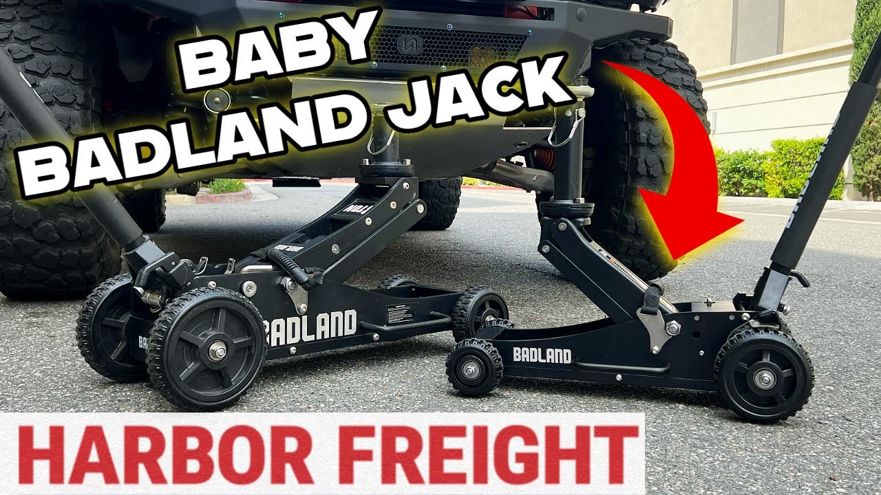BABY BADLAND JACK?? NEW 1.5 TON BADLAND JACK - HARBOR FREIGHT | The Bronco Adventures