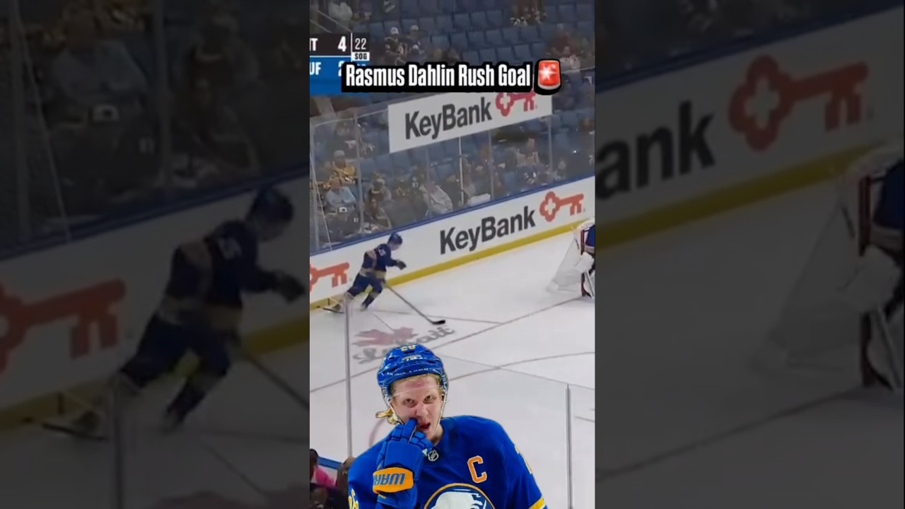 This guy might have 35 goals this year year 👀 Rasmus Dahlin 🔥#hockeyiq #buffalosabres #nhl